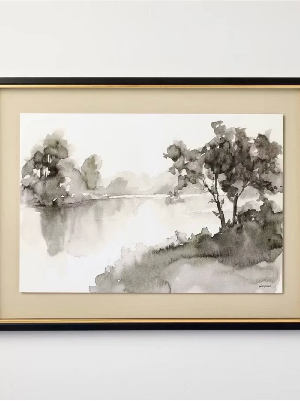 Hearth and hand with magnolia washed stream art 18” x 24”